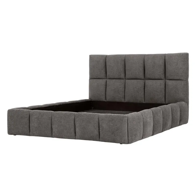 Marshmallow-Style Queen Bed (60") - Grey
