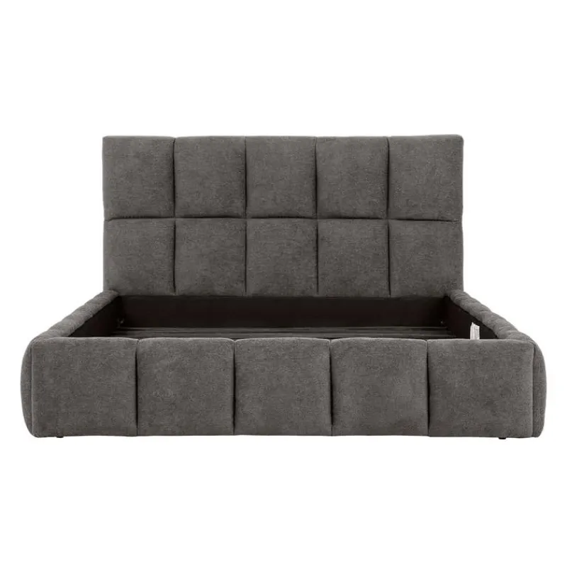 Marshmallow-Style Queen Bed (60") - Grey