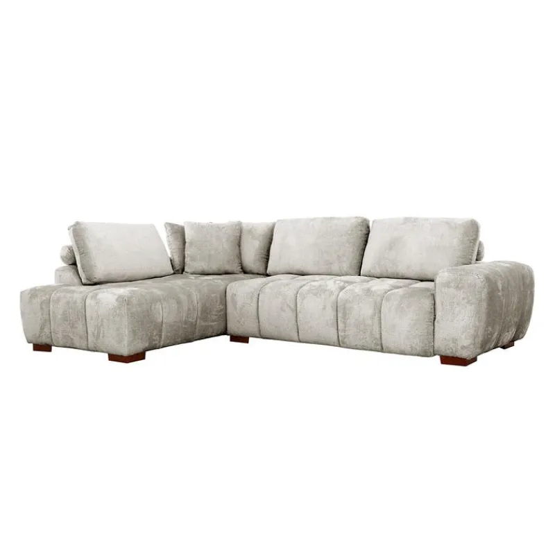 Marshmallow-Style Sectional with Left-Side Chaise -