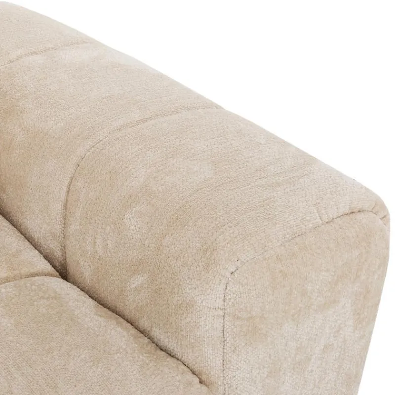 Marshmallow-Style Sectional with Left-Side Chaise -