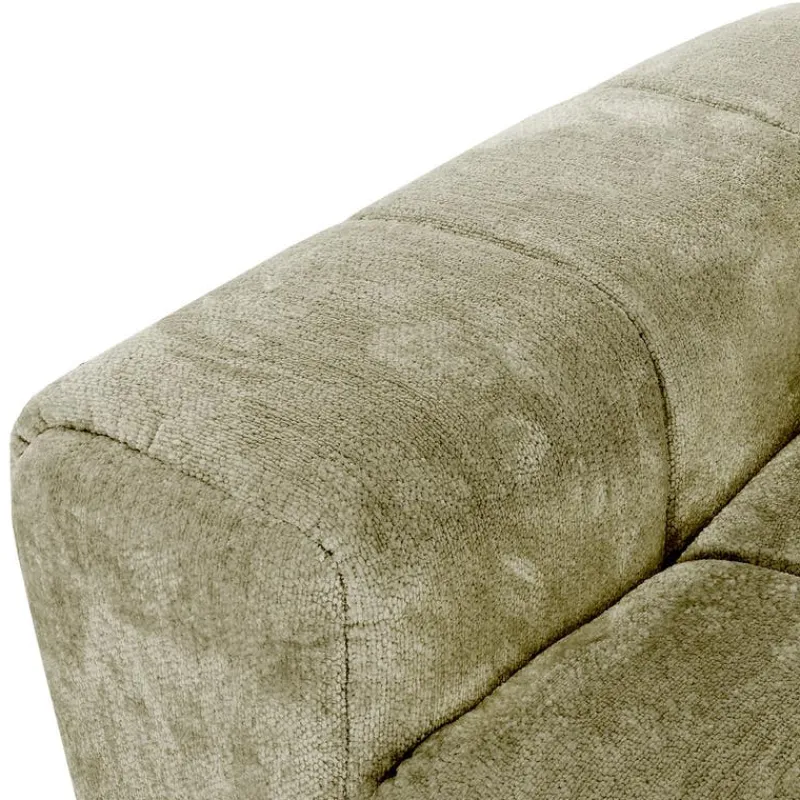Marshmallow-Style Sectional with Right-Side Chaise - Sage