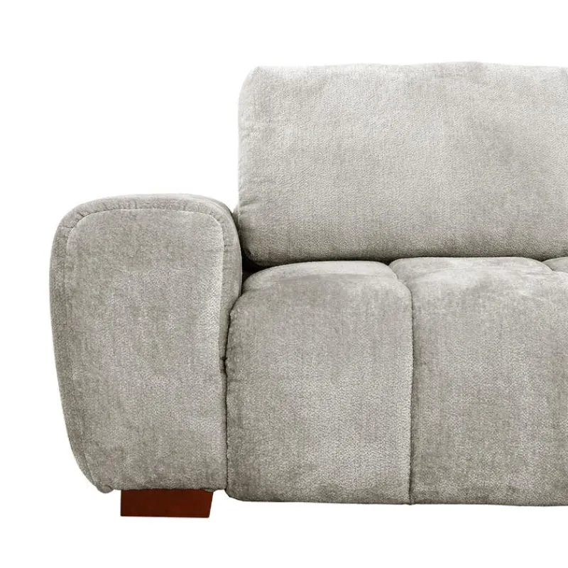 Marshmallow-Style Sectional with Right-Side Chaise -