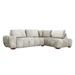 Marshmallow-Style Sectional with Right-Side Chaise -