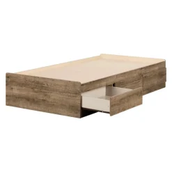 Meubles South Shore Mates Bed with 3 Drawers (39