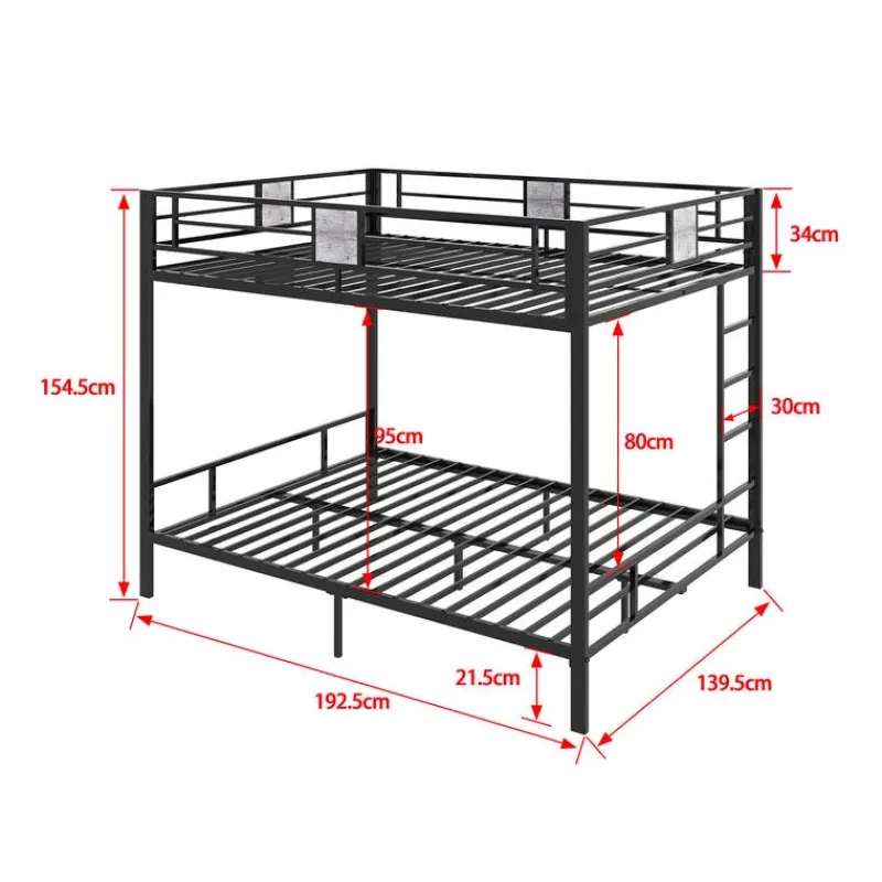 Metal Bunk Bed 54"/54"