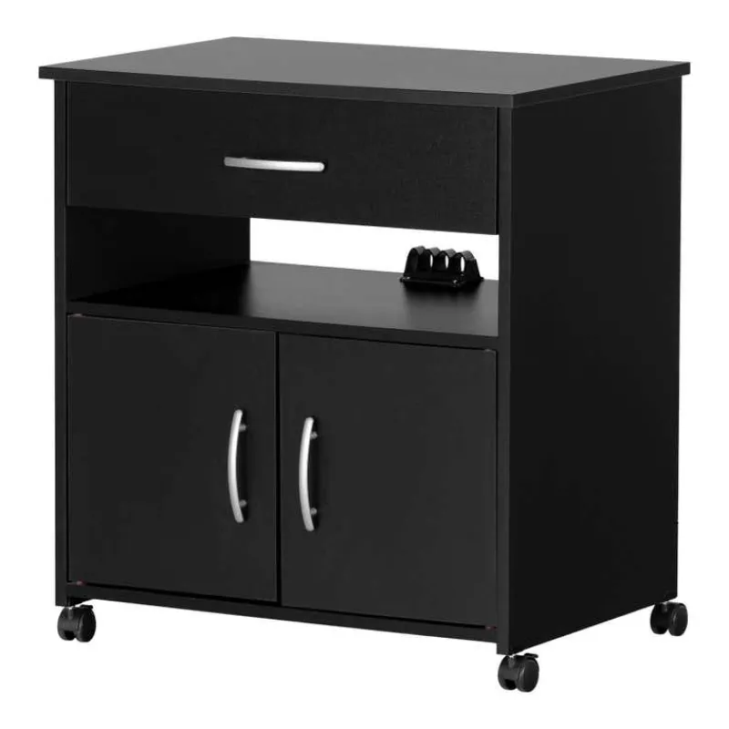 Meubles South Shore Microwave Cart on Wheels - South Shore