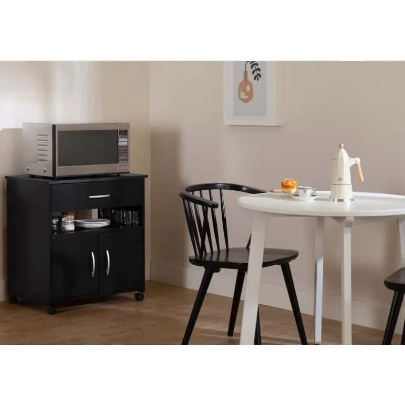 Meubles South Shore Microwave Cart on Wheels - South Shore