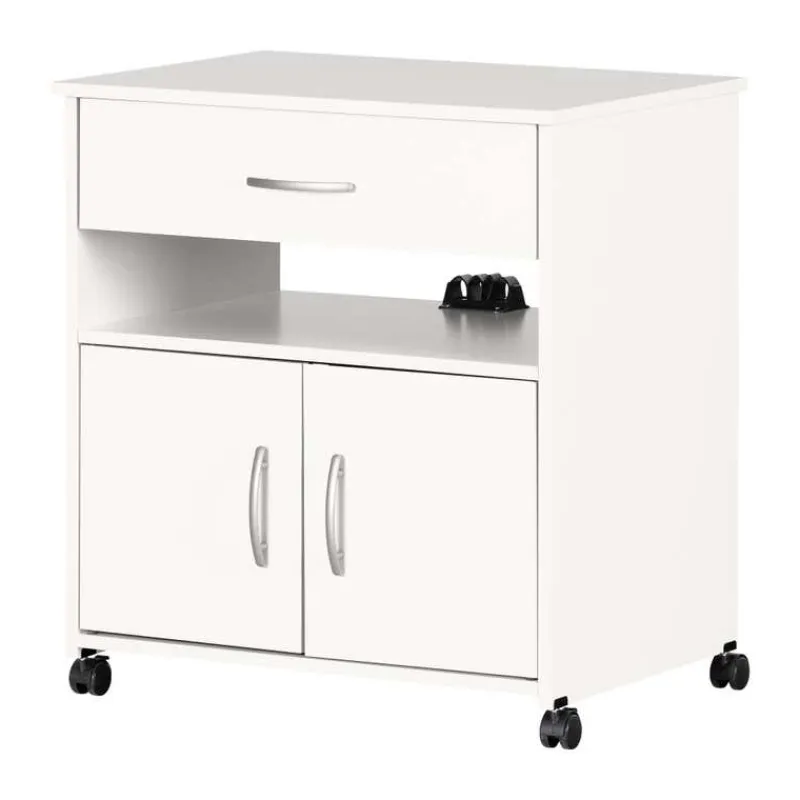 Meubles South Shore Microwave Cart on Wheels - South Shore