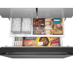 MIDEA 26,5 Cu. Ft. 36 In Refrigerator Bottom Freezer, French door - MRF27I6BST