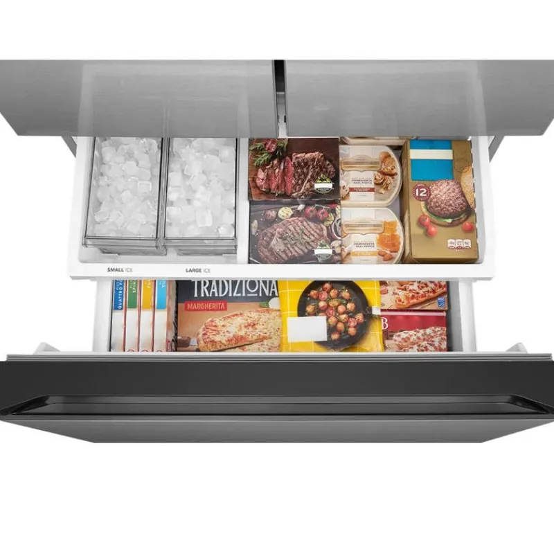 MIDEA 26,5 Cu. Ft. 36 In Refrigerator Bottom Freezer, French door - MRF27I6BST