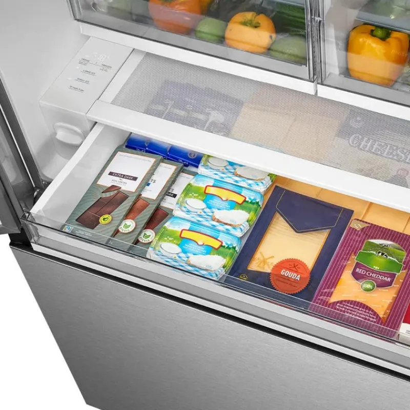MIDEA 31.7 Cu. Ft. 36 In Refrigerator Bottom Freezer, French door - MRF32I6BST