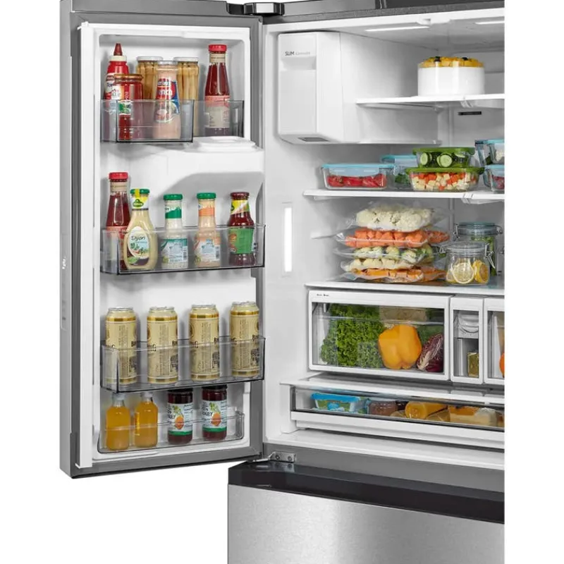 MIDEA 29.3 Cu. Ft. 36 In Refrigerator Bottom Freezer, French door - MRF29D2AST