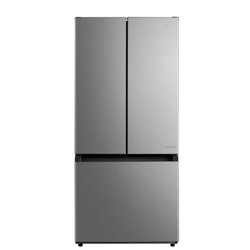 MIDEA 18 Cu Ft 30 In Refrigerator Bottom Freezer, French door - MRF18B4AST