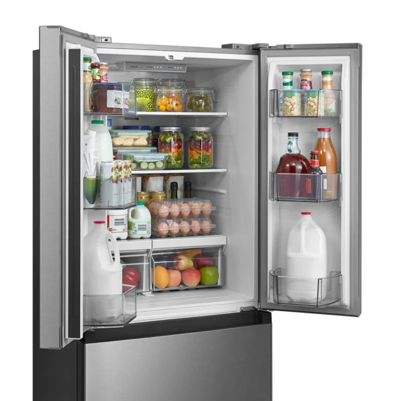 MIDEA 18 Cu Ft 30 In Refrigerator Bottom Freezer, French door - MRF18B4AST