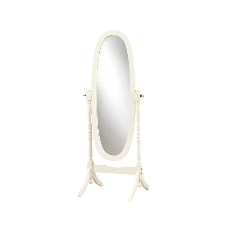 Monarch Mirror - 59"h / antique oval wood frame -