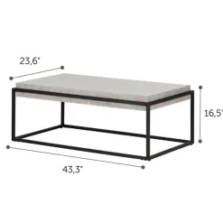 Meubles South Shore Modern Industrial Coffee Table - South Shore