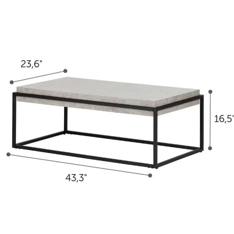 Meubles South Shore Modern Industrial Coffee Table - South Shore