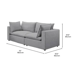 Modular Loveseat - 2 pcs