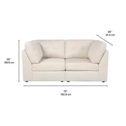 Modular Loveseat - 2 pcs