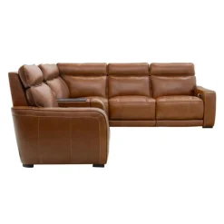 Modular Power Reclining Sectional with Console, Built-In Speakers, Massage & Heat - 6 pcs