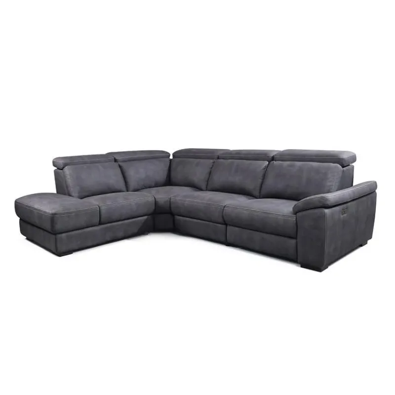 Modular Power Reclining Sectional with Adjustable Headrests - 4 pcs