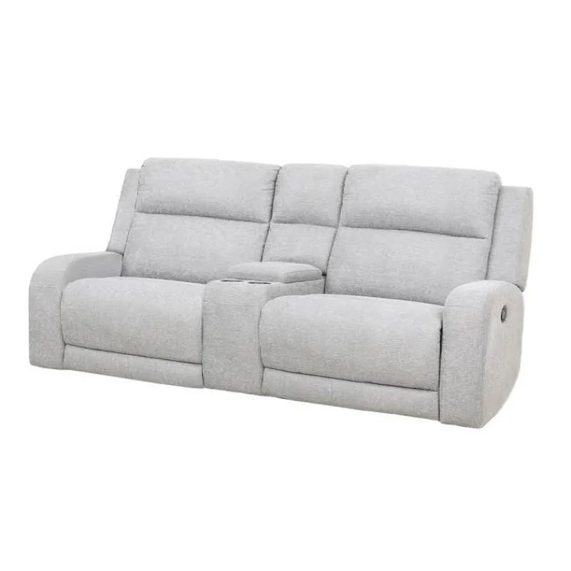 Modular Reclining Loveseat and Console with Storage and Cup Holders - 3 pcs