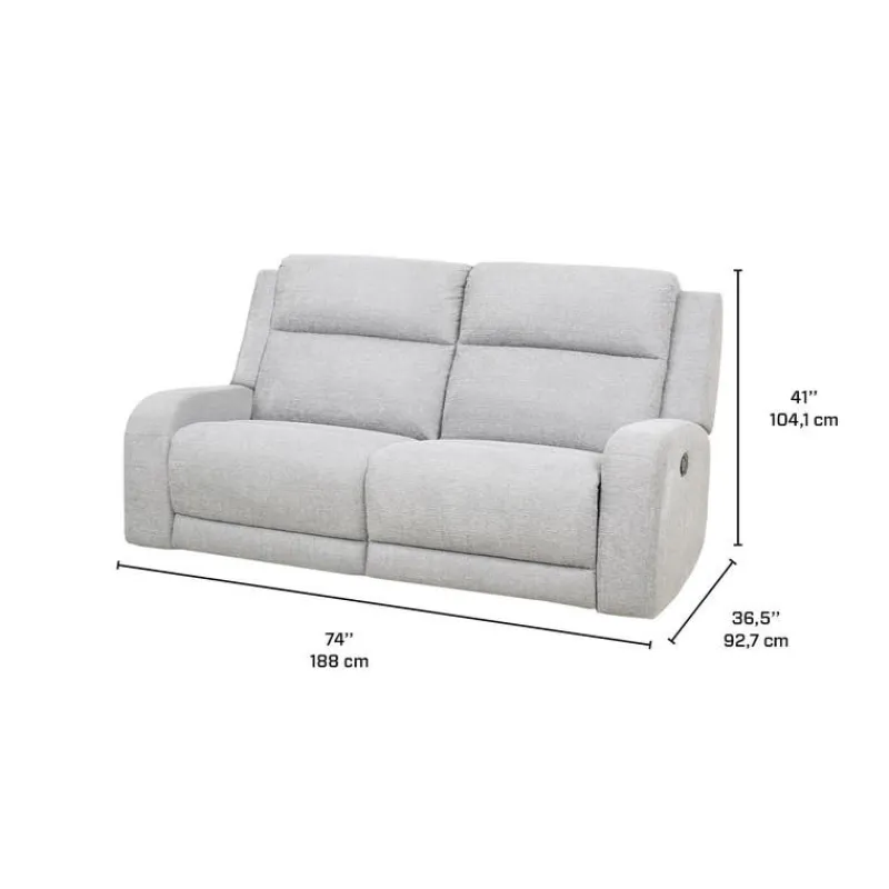 Modular Reclining Loveseat - 2 pcs