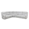 Modular Reclining Sectional and Console with Storage and Cup Holders - 6 pcs