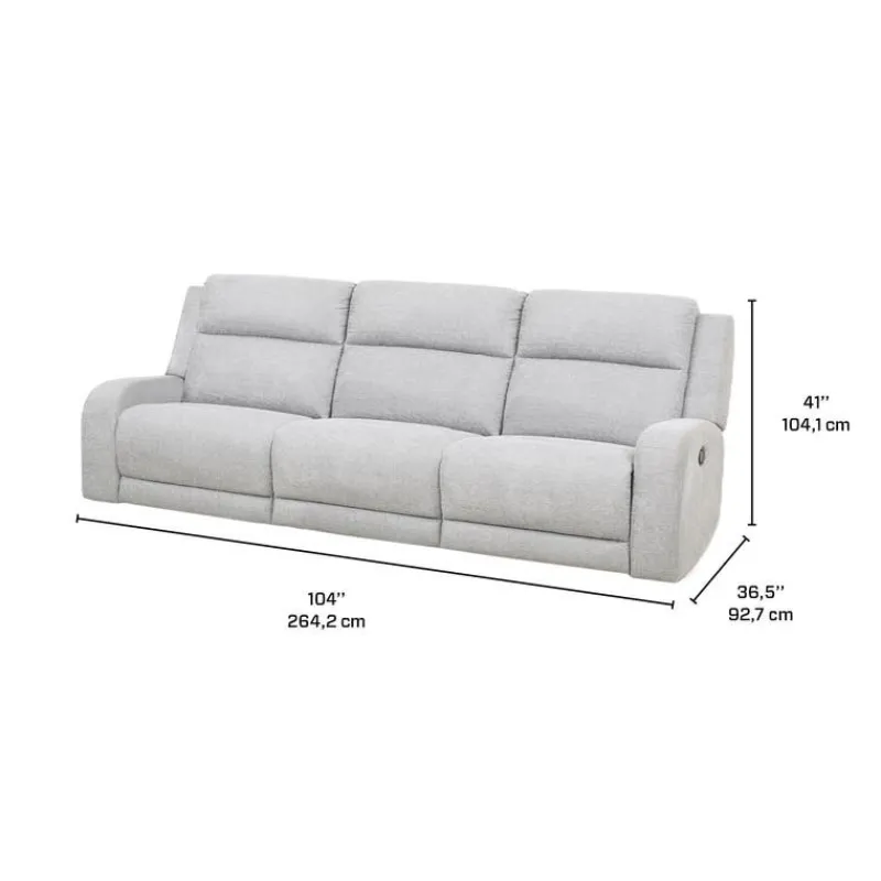 Modular Reclining Sofa - 3 pcs