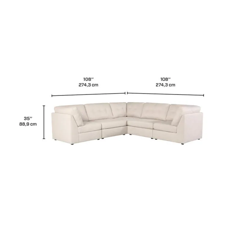 Modular Sectional - 5 pcs