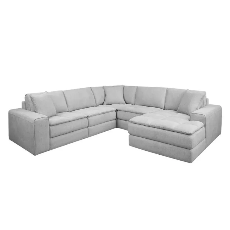 Modular Sectional with a Right-Side Chaise - 5 pcs
