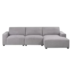 Sofa By Fancy Modular Sectional with Chaise on the Right - 3 pcs