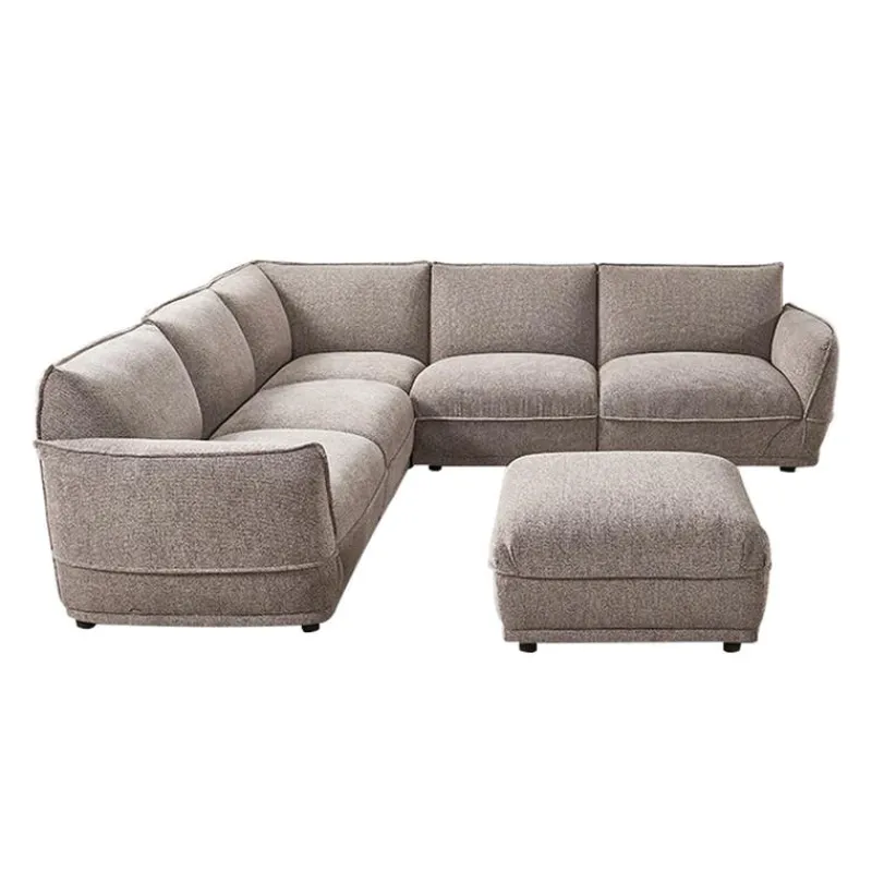Modular Sectional with Ottoman - 6 pcs