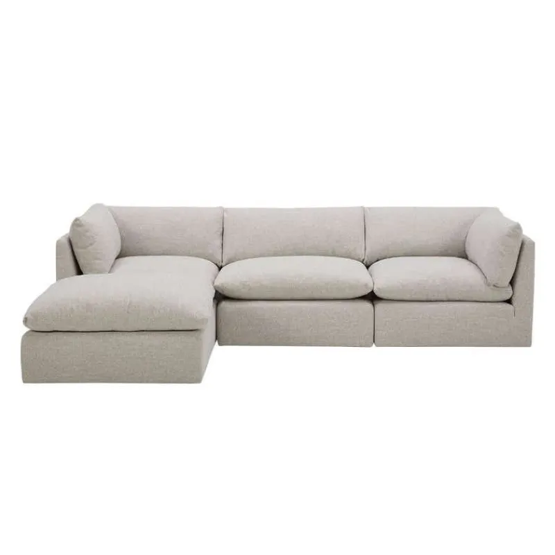 Modular Sectional with Ottoman - 4 pcs