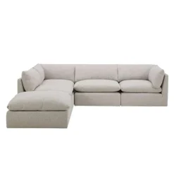 Modular Sectional with Ottoman - 5 pcs