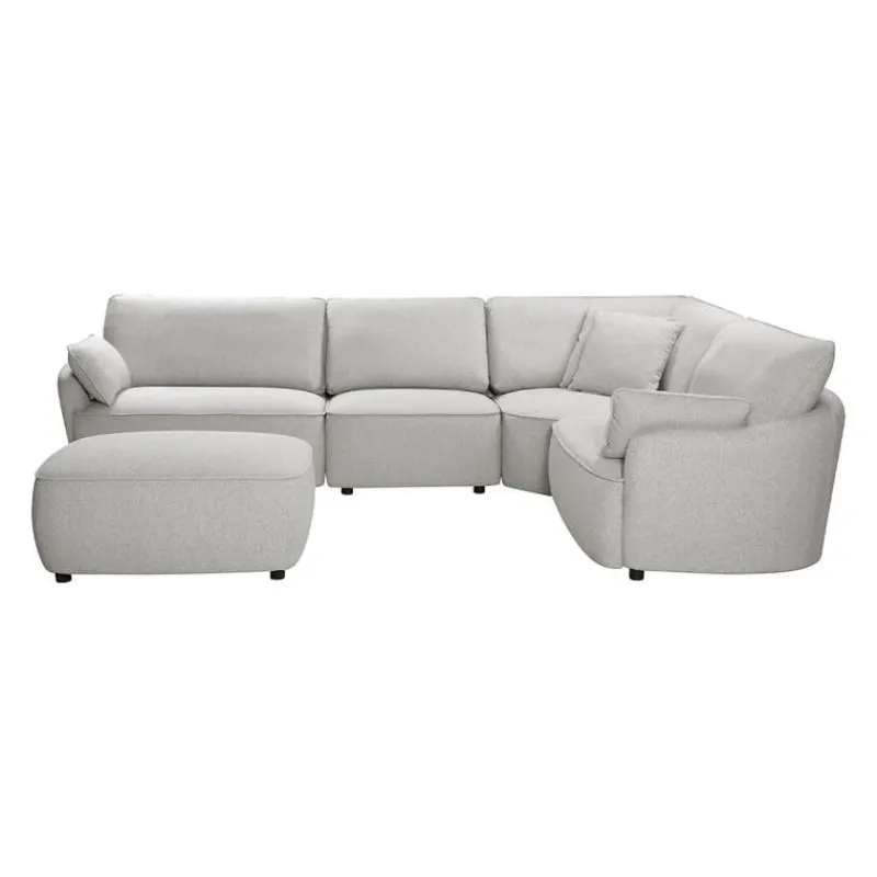 Modular Sectional with Ottoman - 5 pcs