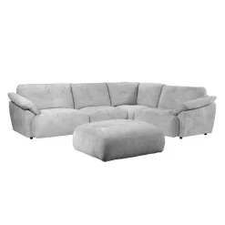 Modular Sectional with Ottoman - 5 pcs