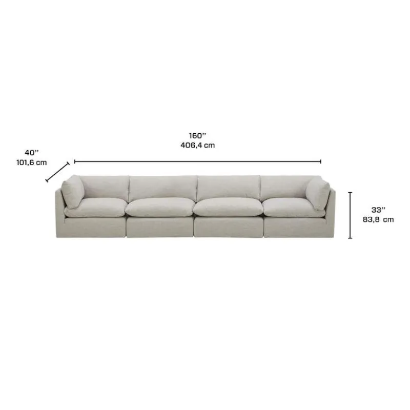 Modular Sofa - 4 pcs