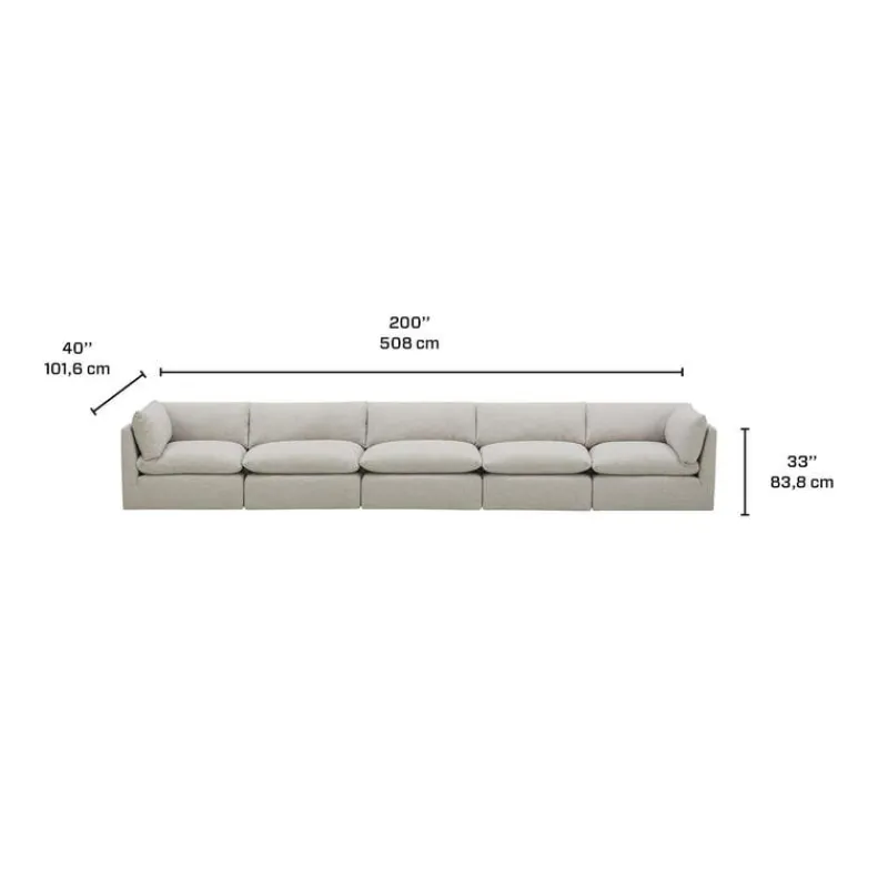 Modular Sofa - 5 pcs