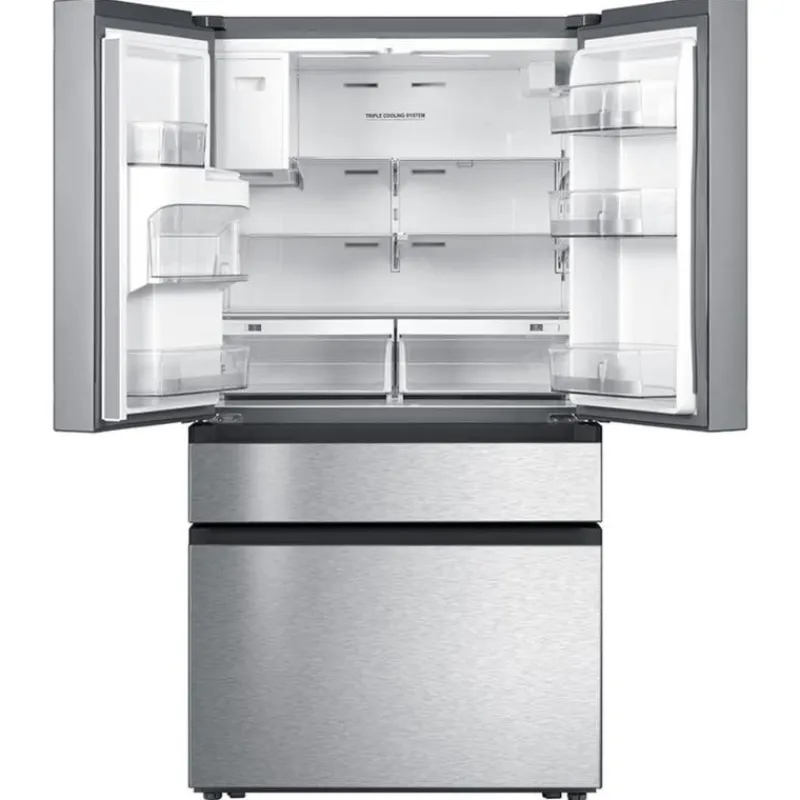 Moffat 22 Cu Ft 36 In Refrigerator Bottom Freezer, French door - MYE22HYPKFS