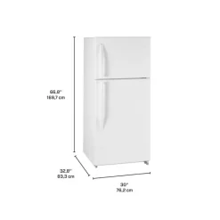 Moffat 18 Cu Ft 30 In Refrigerator Top Freezer - MTE18GTKWW