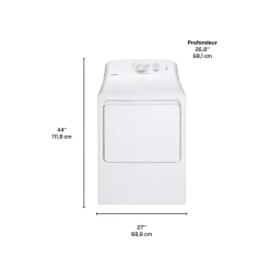 Moffat Dryer Front-Load 27" - MTX22EBMRWW