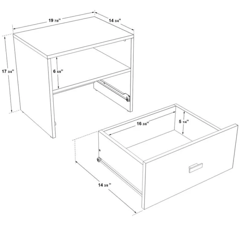 SUA-V Nightstand -