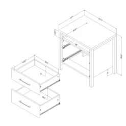Meubles South Shore Nightstand - South Shore