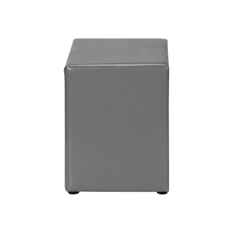 Monarch Nightstand - upholstered / 2 storage drawers - 21"h - leather-look -