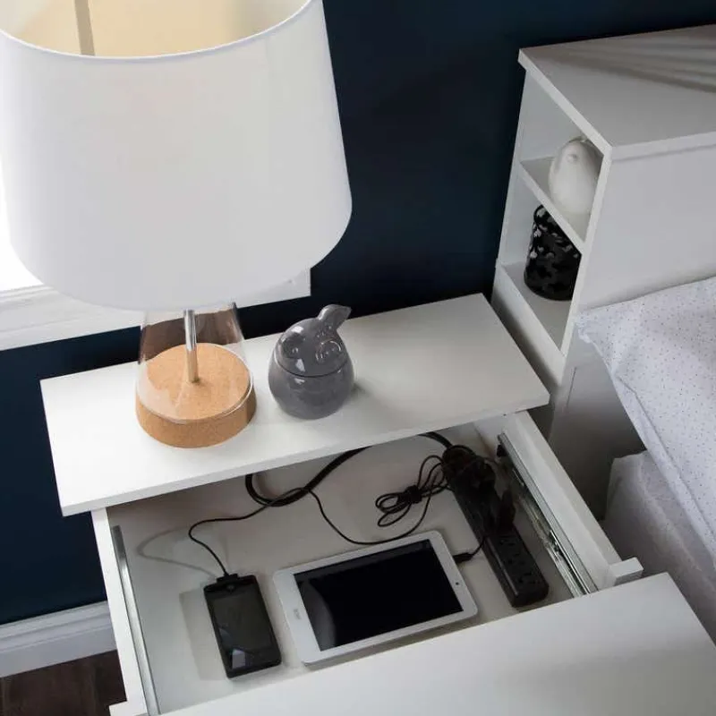 Meubles South Shore Nightstand Charging Station - South Shore