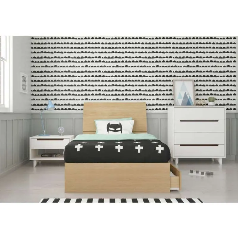 Nexera Nightstand, 1-Drawer, -
