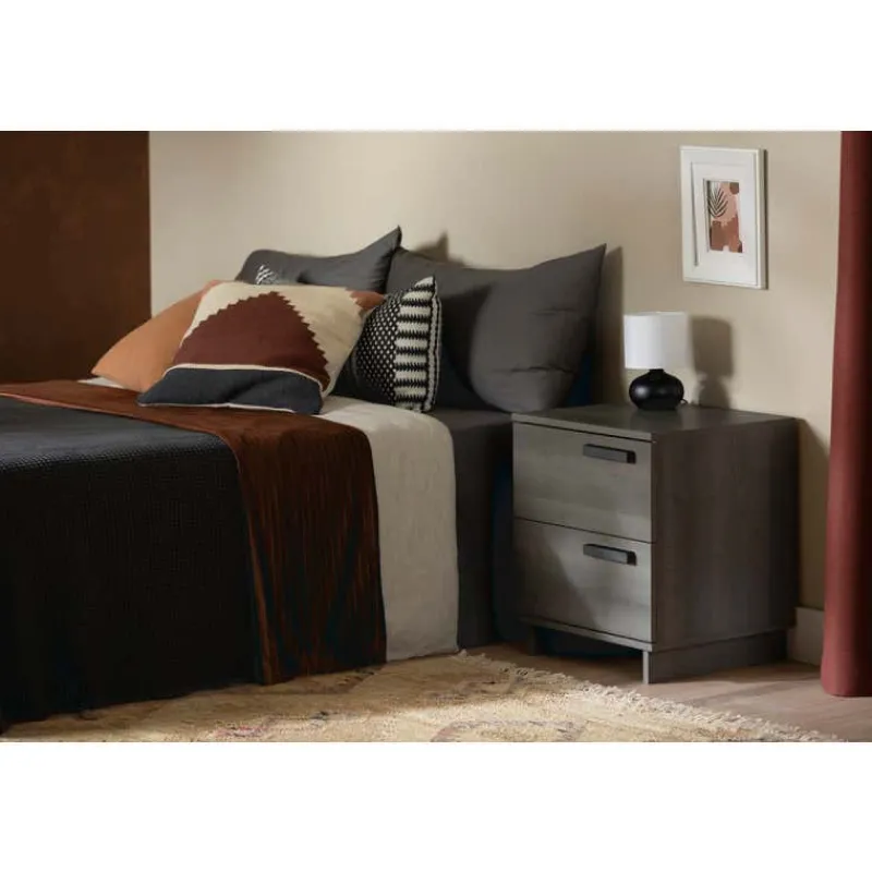 Meubles South Shore Nightstand With 2 Drawers - South Shore