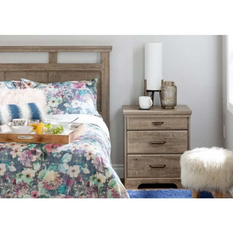 Meubles South Shore Nightstand with Charging Station - South Shore