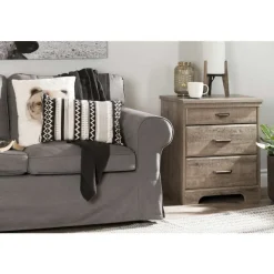 Meubles South Shore Nightstand with Charging Station - South Shore